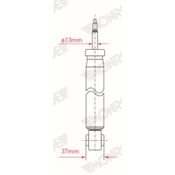 1 Amortisseur Arrière Pour VW Audi Seat Alhambra Skoda 1K0513029CQ 1K0513029DD