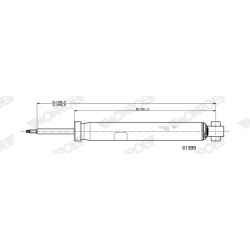 1 Amortisseur Pour Peugeot 208 II Opel Citroën Vauxhall 9834826580 9842691480