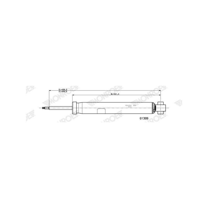 1 Amortisseur Pour Peugeot 208 II Opel Citroën Vauxhall 9834826580 9842691480
