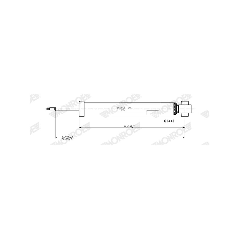1 Amortisseur Pour Peugeot Opel Citroën DS 9836658080 9842692080 9847555680