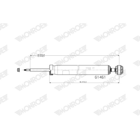 1 Amortisseur Pour Ford Puma L1TC18080LD L1TC18080LE L1TC18080LF L1TC18080NB