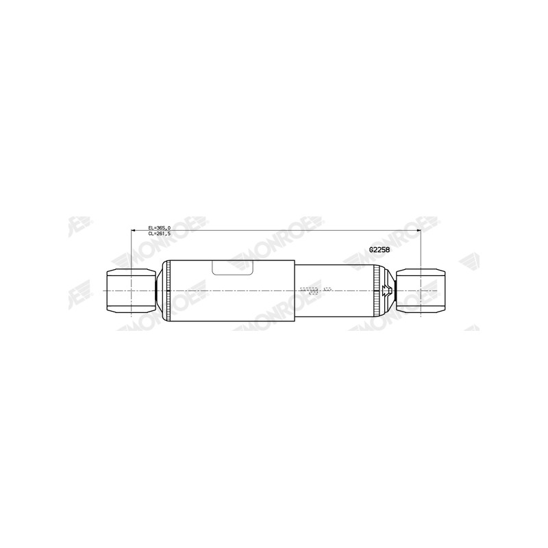 1 Amortisseur Pour Peugeot Opel Fiat Toyota 9816509880 SU001A6675 9816510180