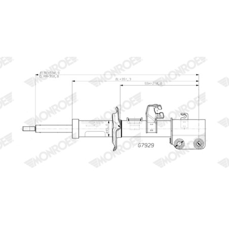 1 Amortisseur Pour Nissan Micra V 543025FA0A 543025FA0D 543025FD0A 543025FM0A