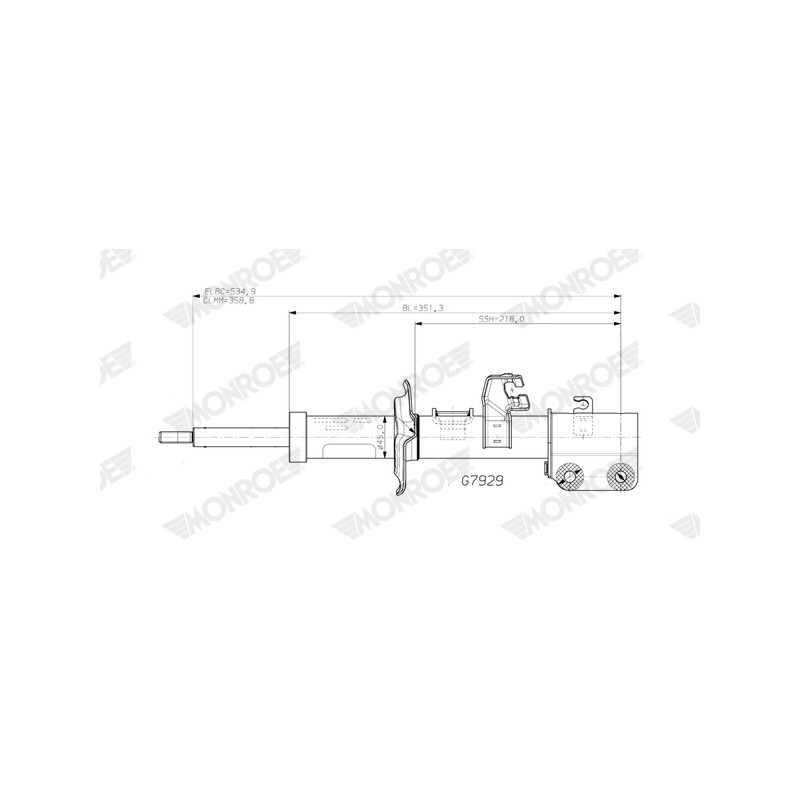 1 Amortisseur Pour Nissan Micra V 543025FA0A 543025FA0D 543025FD0A 543025FM0A