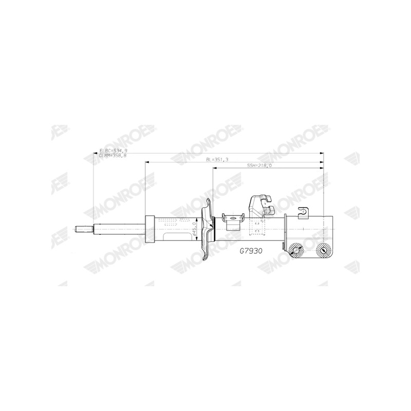 1 Amortisseur Pour Nissan Micra V 543035FA0A 543035FA0D 543035FD0A 543035FM0A