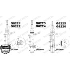 Amortisseur Avant Pour Peugeot 208 DS DS3 9803128080 9803520380