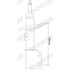 1 Amortisseur Pour Peugeot Opel Toyota Citroën 9810161480 9832560180 SU001A7111