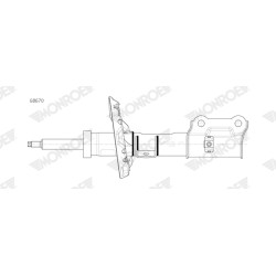 1 Amortisseur Pour Hyundai i30 Fastback Hatchback Van Kombi Kia Ceed Proceed