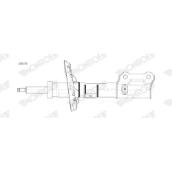 1 Amortisseur Pour Hyundai Kona Kona/SUV 54651K4000 54651K4300