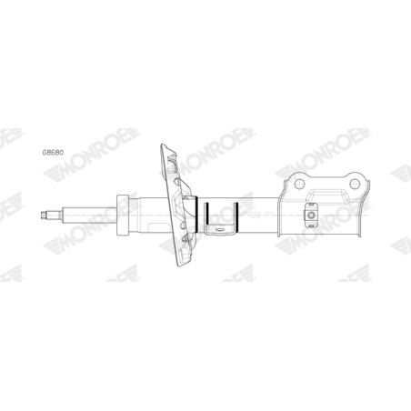1 Amortisseur Pour Hyundai Ioniq Kia Niro 54651G7600 54661G5200 54651G7650