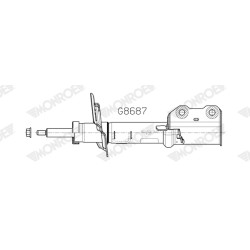 1 Amortisseur Pour Ford Kuga III LX6118K001EAD LX6118K001EAE LX6118K001EBD
