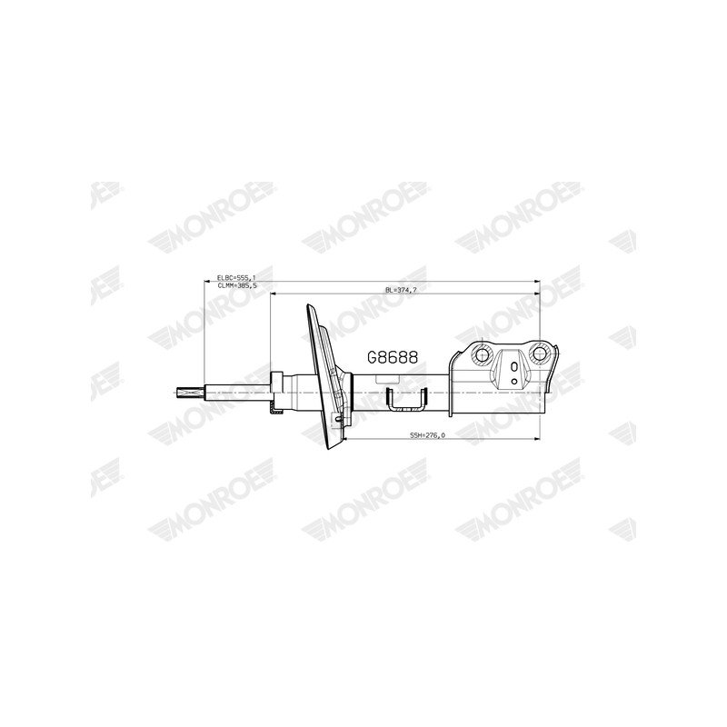 1 Amortisseur Pour Toyota RAV 4 V Van Suzuki Across