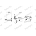 1 Amortisseur Pour Toyota RAV 4 V Van Suzuki Across