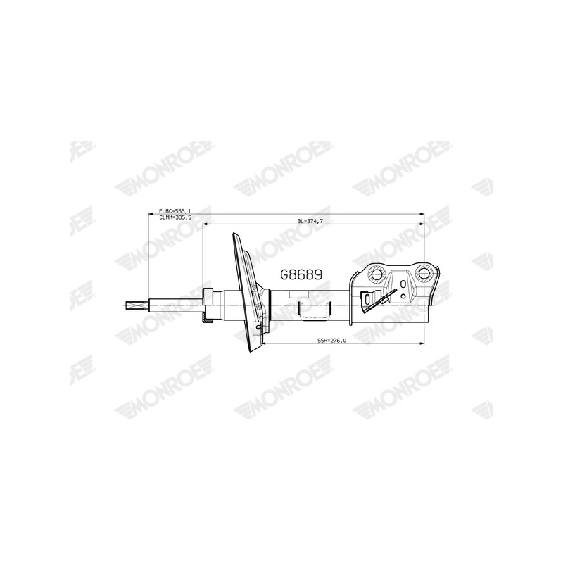 1 Amortisseur Pour Toyota RAV 4 V Van Suzuki Across