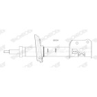 1 Amortisseur Pour Jeep Compass 52142305 52164245 K68257665AB