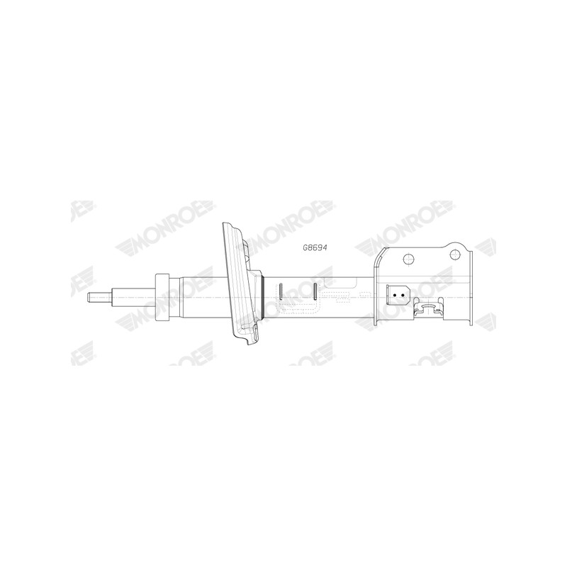 1 Amortisseur Pour Jeep Compass 52142305 52164245 K68257665AB