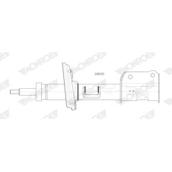 1 Amortisseur Pour Jeep Compass K68259678AB K68290224AA K68290224AB K68290232AB
