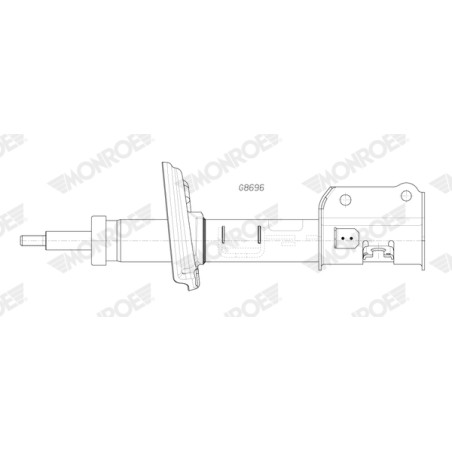 1 Amortisseur Pour Jeep Compass K68259679AB K68290225AB K68290233AB K68290235AB
