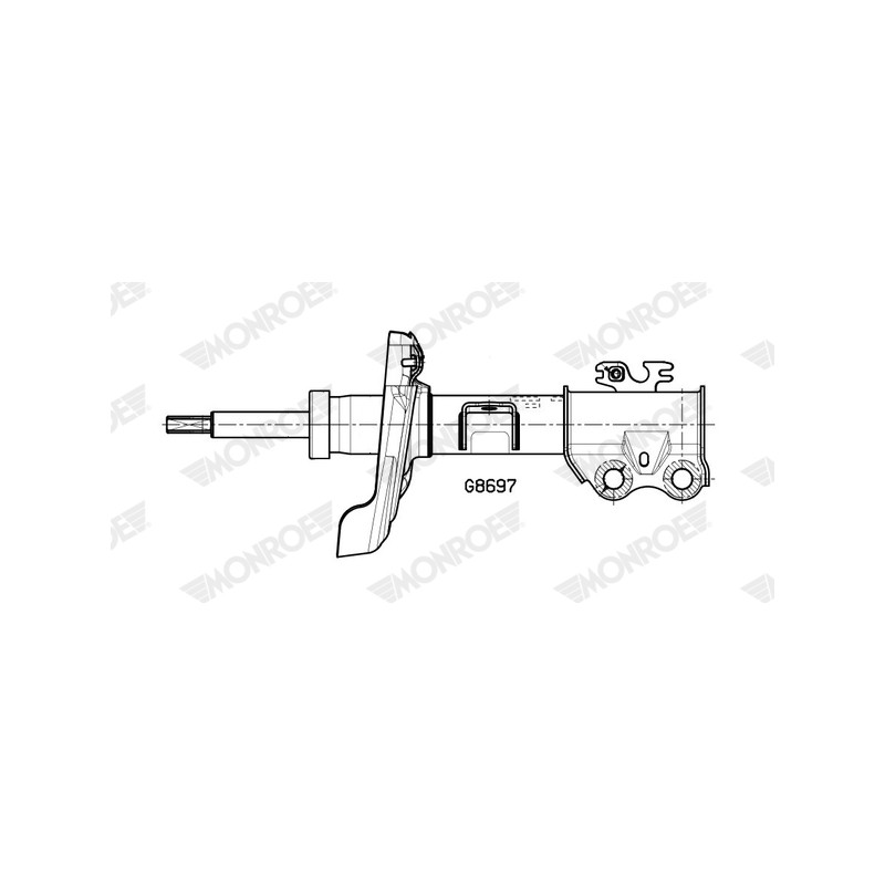 1 Amortisseur Pour Toyota Corolla Suzuki Swace 4851002M70 T485108Z36700