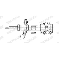 1 Amortisseur Pour Toyota Corolla Suzuki Swace 4852002M70 T485208Z21900