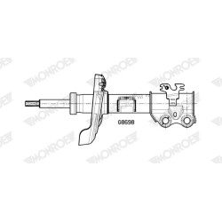 1 Amortisseur Pour Toyota Corolla Suzuki Swace 4852002M70 T485208Z21900