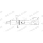1 Amortisseur Pour Opel Karl Vauxhall Viva 345163 42504998 95353012