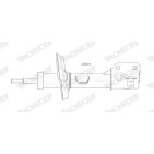 1 Amortisseur Pour Opel Karl Vauxhall Viva 345162 42504997 95353011