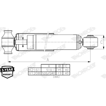 1 Amortisseur Arrière Pour Ford Tourneo Transit BK2118080BA BK2118080BB