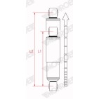 1 Amortisseur Arrière Pour Peugeot Fiat Citroën 5206KG 1355822080 5206LS