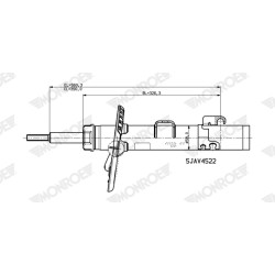 1 Amortisseur Pour VW California T5 T6 Multivan V VI Transporter 7E5413031B