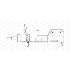 1 Amortisseur Pour VW Crafter MAN TGE 2N0413031BB 2N0413031BD 2N0413031BE