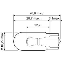 10 Ampoules W3W Pour Peugeot Renault VW Arteon Caddy II CC Audi A3 A4 A5 Q5 TT