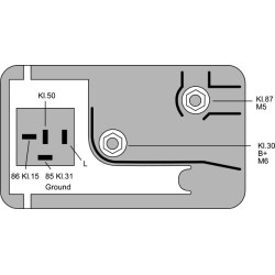 Relais de Préchauffage Pour Renault 9 18 21 25 Espace I II Master Rapid Super 5