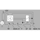 Relais de Préchauffage Pour Peugeot Fiat Citroën 5981.24 961595948 96.165.824