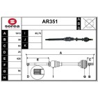 Cardan Arbre de Transmission Pour Alfa Romeo 159 Spider