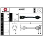 Cardan Arbre de Transmission Pour Audi TT 8J0407271N 8J0407271Q 8J0407451CX