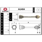 Cardan Arbre de Transmission avant Gauche Pour VW Audi A4 Skoda 8D0407271DP