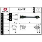 Cardan Arbre de Transmission avant Gauche Pour Audi A4 8E0407271AH 8E0407271ATR