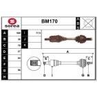 Cardan Arbre de Transmission avant Gauche Pour BMW X5 31607505003 31607505005
