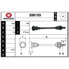 Cardan Arbre de Transmission Pour BMW X3 31217540116 33207537608 33217529914