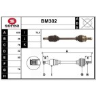 Cardan Arbre de Transmission avant Gauche Pour Mini Mini 31607518237