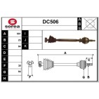 Cardan Arbre de Transmission avant Gauche Pour Renault Logan I Dacia II Sandero