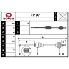 Cardan Arbre de Transmission Avant Droit Pour Fiat Alfa Romeo Lancia
