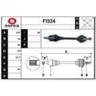 Cardan Arbre de Transmission avant Gauche Pour Fiat Bravo II Stilo Lancia