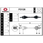 Cardan Arbre de Transmission avant Gauche Pour Ford Fiesta V VI Fusion Mazda 2