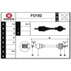 Cardan Arbre de Transmission avant Gauche Pour Ford Focus II 1477842