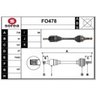 Cardan Arbre de Transmission Pour Ford Tourneo Transit KK213B437CC KK213B437CD