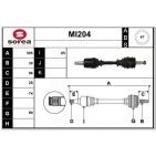 Cardan Arbre de Transmission Pour Mitsubishi L200/Triton 3815A307 3815A309