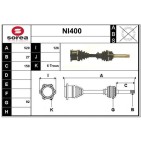 Cardan Arbre de Transmission Avant Pour Ford Maverick Nissan Terrano I II Van
