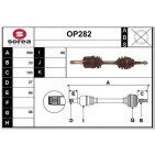 Cardan Arbre de Transmission avant Gauche Pour Opel Astra G Zafira A 374455